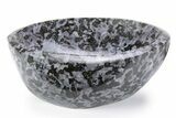 Polished, Indigo Gabbro Bowl - Madagascar #244577-1